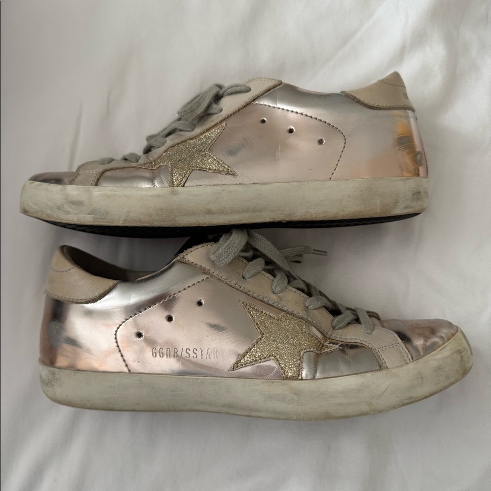 Golden Goose Superstar Metallic Rose Gold Size 38